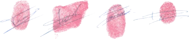 Document officiel signé, portant l'empreinte à l'encre du signataire.